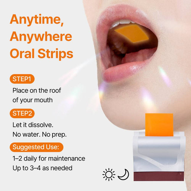 How to take Noureli Glutathione Melt Strips anywhere