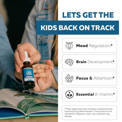 Kids Active Folate Drops — 5-MTHF + Methyl B12