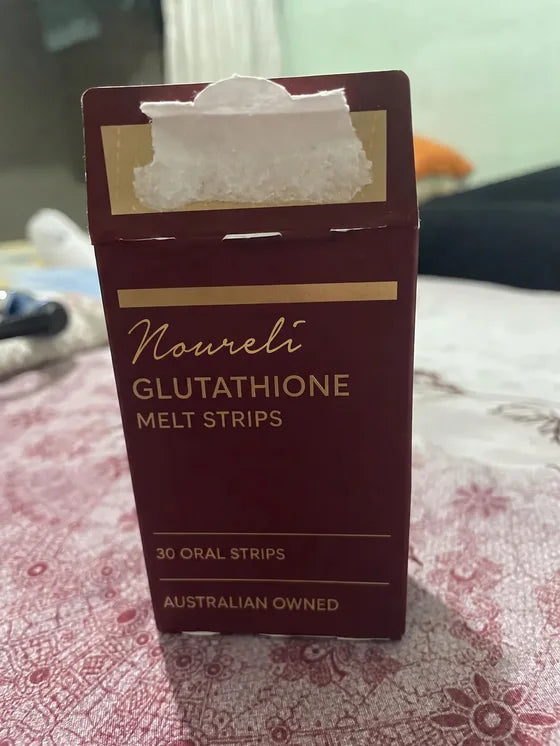 Noureli Glutathione Melt Strips feedback photo from Xiomara